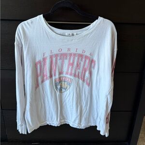 Fanatics Florida Panthers White Long Sleeve Tee